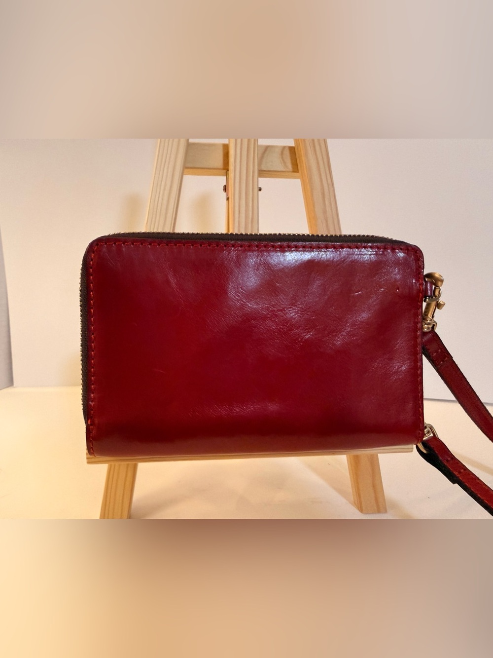 Patricia Nash Red Leather Crossbody